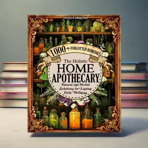 1000+ Forgotten Apothecary Recipes Remedies Book, Natural and Herbal Daily Wellness, Vintage Aesthet