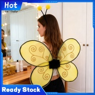 <callbaby> Masquerade Bee Wings Bee Wing Costume Halloween Bee Wings for Kids Boys Girls Yellow Mesh