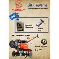 Husqvarna TF230 Power Tiller Mesin Cultivator