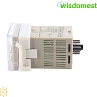 WISDOMEST Time Relay, 24VAC/DC 0.01S-9999H Digital Time Relay, Precision Timing DH48S-2Z LCD Display