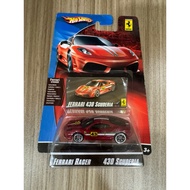 Boss Auction HotWheels 1/64 Ferrari F430 Scuderia Hardcover Plastic Tire
