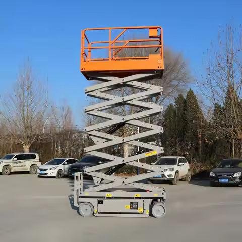 High-altitude Aerial Work Platform 4m 6m 8m 10m 12m 14m 18m 300/400/500kg Capacity Scissor Lift Self