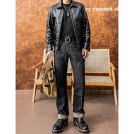 牛仔長褲 12oz 中腰寬鬆 已脫漿處理 634版型 藍色赤耳 夏天薄款