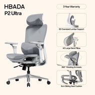 (Ready-Stock)Hbada P2 Ergonomic Office Chair (P2 Pro & P2 Ultra) -with Adjustable Lumbar,  Adjustabl