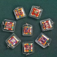 9 ️ ⃣ Tibetan Small Pendant Loose Pendant Children Handmade Thangka Tag Green Tara Small Thangka Tib