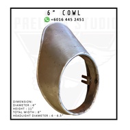 (✨READY STOCK✨) Motorcycle Café Racer Headlight Cowl 6inch Fairing Custom Keeway KTNS Universal