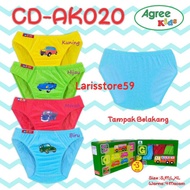 (3 Pcs) CD Anak Cowok Agree Kids AK020 / Celana Dalam Anak Cowok / CD Anak Laki - laki