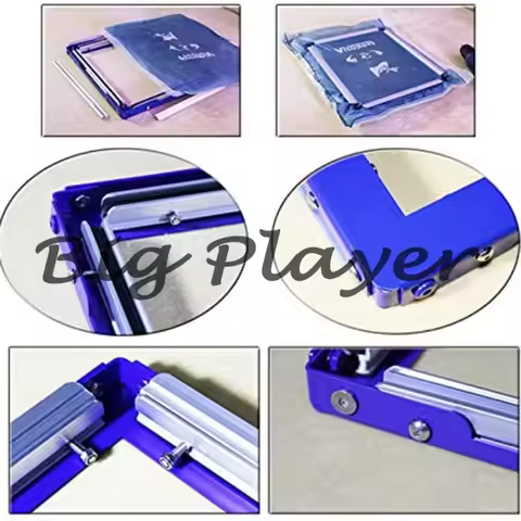 16x20 Inch Screen Frame Mesh Silk Screen Printing Mesh Stretching Frame Glue Free Stretch Screen Fra