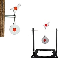 2 in 1 Small Spinner Target Set Screwed-Type (in Wooden Surface) with Base (Indoor Use) Practising R