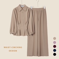 YOUMILIER MIDORI ELEGANT TWO-PIECE SET CHIC WEAR 2 piece set women korean 2 piece set women 2 piece 