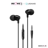 USAMS Audio Jack Earphone In-Ear 3.5mm With Mic High Sensitivity