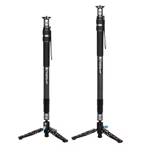 SIRUI SVM-165 SVM-145 One-Step Height Height Adjustment Video Tripod Carbon Fiber Monopod for Iphone