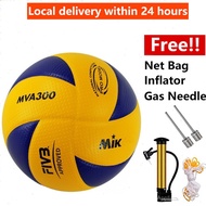 Bola Tampar Mikasa MVA200 Latihan Perlawanan Pantai Bola Tampar PU Lembut Kualiti Baik Saiz 5 bola p