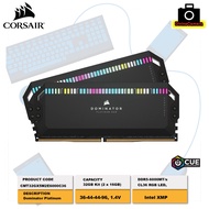 CORSAIR DOMINATOR PLATINUM RGB DDR5 RAM 32GB (2x16GB) 6000MHz CL36 Intel XMP iCUE Compatible Compute