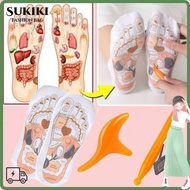 SUKIKII Massage Socks, Massage Stick Acupoint Triangle Massager Reflexology Socks,  with Trigger Poi