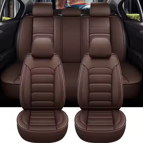 Black Red Leather Car Seat Covers For Audi A4 B8 B6 B7 Avant A3 8P A5 Sportback Q2 Q3 A7 Q7 4L 100 C