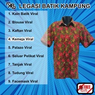 Kemeja Viral / Kemeja Batik / Kemeja Lengan Pendek / Baju Batik / Kemeja Saiz M &amp; L