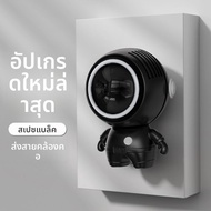 maccity | พัดลมคอพกพา USB ขนาดเล็ก ธีมอวกาศ เงียบ ใช้งานได้นาน