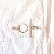 Toggle Silver 925 C050 Genuine Silver Bracelet Necklace Hook/