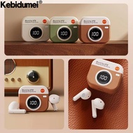 Q86 Wireless Headphones Bluetooth 5.4 Smart Retro Style Earbuds Enc Touch Noise Canceling Sports Hea