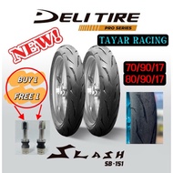 Swallow Deli Slash SB151 Bunga Battlax 70/90/17 80/90/17 Tyre TayarY15 Y16 LC135 VF3i RFS RS RSX