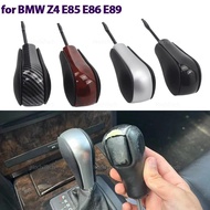 Leather Car Short Gear Shift Knob Shifter Lever Replacement for BMW Z4 E85 E86 E89 2001-2016 Automat