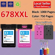 Compatible HP678XXL HP 678 Ink Cartridge HP 678 Refill HP 678 Black HP 678 Colour for 4535 5275 5276