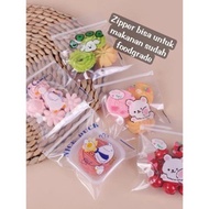 DY PACK ZIPPER CANDY COOKIES MINI AESTHETIC ZIPLOCK CUTE 7X10 AND 10x10