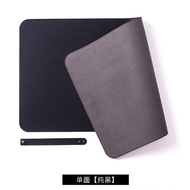AT-🛫Spot Two-Piece Single-Sided Wool Bottom Leather Table Mat Large Size Mouse MatPUOffice Desk Mat Multi-Color Optional