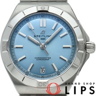 百年靈 Chronomat B31 自動機械男士腕錶，40毫米，型號 PB3114/PB3114101C1A1，冰藍色，成色極佳，附原廠錶盒和保固卡。 [全新]