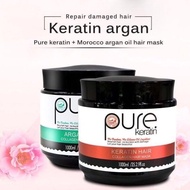 Pure Keratin Hair Restructuring Treatment Mask 1000ml / Pure Argan Mask 1000ml