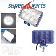 8 LED Spot Light 12V 24V 36V 6500K 6" x 3.5" for Lorry Truck Boat Trailer Excavator Tractor SD-3401