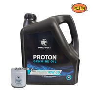 Proton Petronas 10W30 Engine Oil Semi Synthetic 10W-30 Engine Oil 4L + Proton Oil Filter