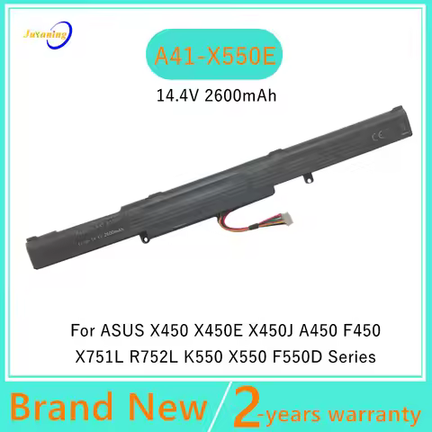 Laptop Battery A41-X550E For Asus A450V K550E X750J A550D K751L X751L F450 P750LB X751MA F450C R752L