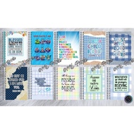 Personalized/Customized Notebook Cover Bible Verse Theme Daily Inspirational Verse Notebook