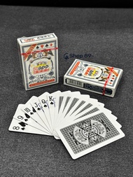 10Bộ Bài Tây 52 lá dạng hộp hiệu APP Kim cươnġ sẵn 2 màu Trắng Đỏ Thẻ Bài Cards
