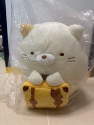 角落生物 貓咪公仔連行李箱 大約28cm