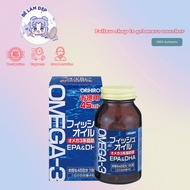 Omega 3, EPA &amp; DHA Orihiro Fish Oil Tablets Japan - 180 Capsules