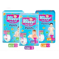 Babyhappy Pants/M34/L28/XL26/XXL24.Quality Pampers Baby Diapers