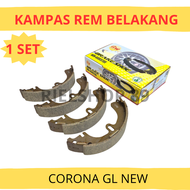 Kampas Rem Belakang Brake Shoe Corona GL / Corona Absolute EX Saloon