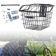 [Bilibili1] Bike Storage Basket with Cover Cargo Container Generic for Folding Bikes
