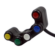 7/8" Universal Motorcycle Switch Electric Bicycle Headlight Handlebar Switches Fog Lamp Horn Turn Si