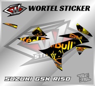 Striping Hologram GSX R 150-Stiker Lis Decal Motor GSX R 150 RedBull