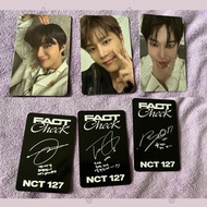 NCT 127 JUNGWOO TAEIL DOYOUNG FACT CHECK ALBUM