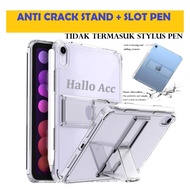 IPad A16 2025 Case iPad A16 11 Inch Anti-Crack Clear Silicone Stand Case