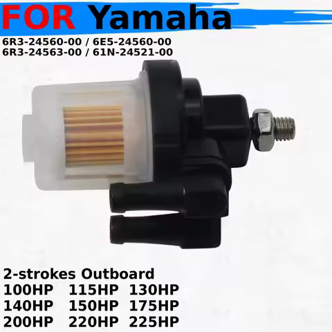 Flter Filter 6E5-24560-00 For Yamaha 2-strokes Outboard 200HP P200 S200 L200 225HP 225 ETOL/XL TL/XL