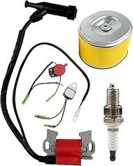 GX390 Ignition Coil Assembly for Honda & Clones Predator 420cc 301cc with Air filter for Honda 17210