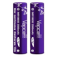 Original VapCell Battery INR 18650 3500mAh 10A Rechargeable Batteries Sony LG Samsung AWT for Electr