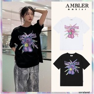 [AMBLER] Light bear Over fit T-Shirt AS1102 2 Colors tee.