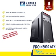 Alcatroz Futura Black Pro N5000 ATX PC Case with 450 Watts Power Supply